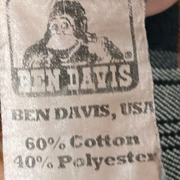 Ben Davis Short Sleeve Plaid 1/2 Zip Shirt - Picture 11 of 13